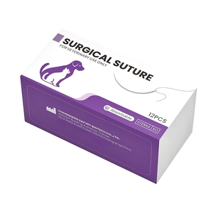 Suturas Quirúrgicas Veterinarias Absorbibles PGA PDO Catgut <span class=keywords><strong>PDS</strong></span> PGLA, Suturas Veterinarias de Polidioxanona Dexon con Agujas - Product Image 5
