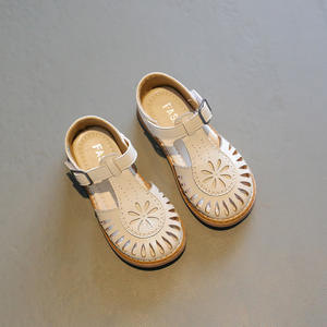 Детские сандалии для девочек, Лидер продаж, обувь принцессы для маленьких девочек, сандалии с мягкой подошвой и круглым носком для девочек - Product Image 2