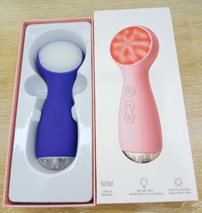 Nouvelle brosse nettoyante électrique en silicone pour le visage, tendance et en promotion, pour exfolier la peau, couleurs violet, rose, bleu, noir - Product Image 6