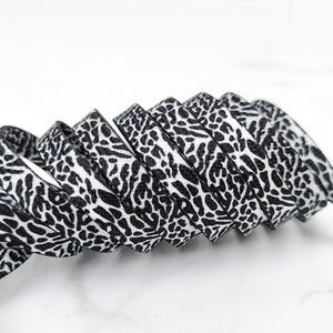 Lacets imprimés en polyester colorés de 8 mm pour baskets de sport et décontractées - Motif craquelé personnalisé, style plat et rond, multicolore - Product Image 3