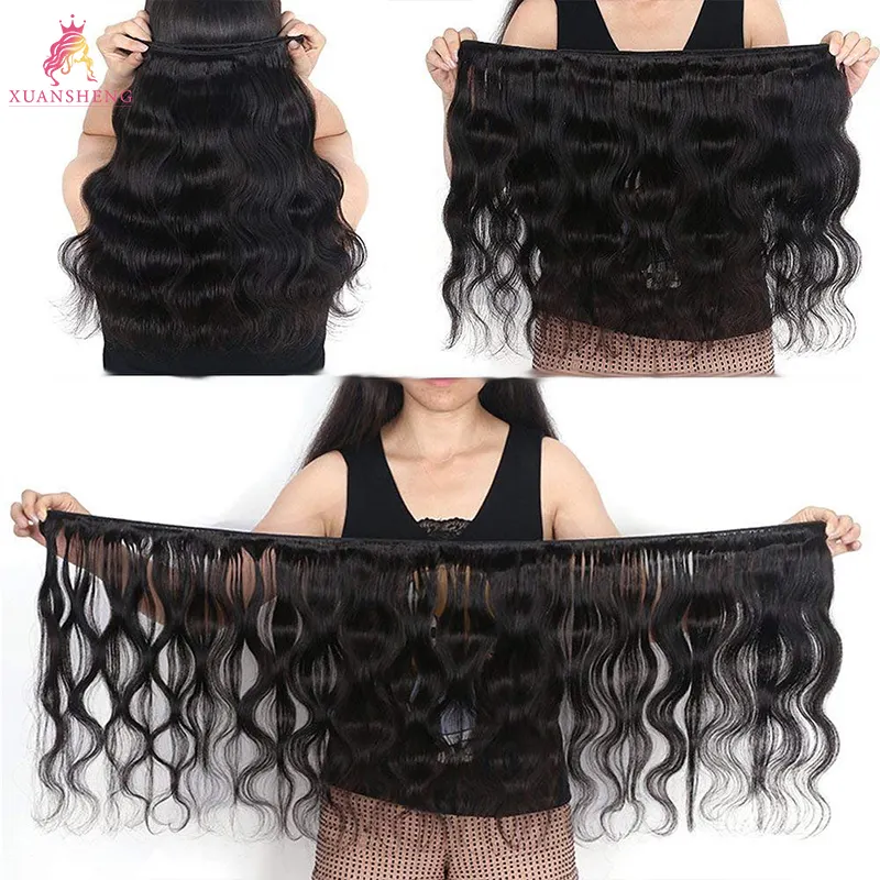 Direct Sell individual extension human virgin brazilian hair for factory price 100% raw remy natural human hair extension