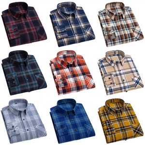 <span class=keywords><strong>Camicia</strong></span> in Flanella <span class=keywords><strong>a</strong></span> <span class=keywords><strong>Quadri</strong></span> per <span class=keywords><strong>Uomo</strong></span> OEM ODM Personalizzata, <span class=keywords><strong>Camicia</strong></span> Casual <span class=keywords><strong>a</strong></span> Maniche Lunghe con Bottoni, Vendita all'Ingrosso - Product Image 5