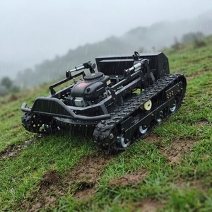 <strong>Wireless</strong> Remote Control Lawn <strong>Mower</strong> Tracked Crawler Slope Grass Cutter Gasoline Hillside Brush <strong>Mower</strong> for Orchard Farm - Product Image 2