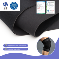 Tissu néoprène personnalisé, flexible, respirant, stratifié pour équipement de protection et soutien lombaire