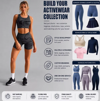 Ensembles de sport deux pièces pour femmes - Tenues d'été, ensembles de gym courts deux pièces, vêtements décontractés pour la détente et les vacances