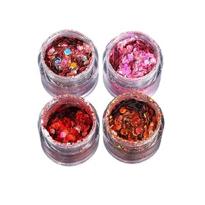 Bouteille de paillettes en verre pour <span class=keywords><strong>maquillage</strong></span> des yeux et manucure DIY créatif, 8g, paillettes plates à dos plat, <span class=keywords><strong>strass</strong></span>, pack mixte transfrontalier en gros - Product Image 5