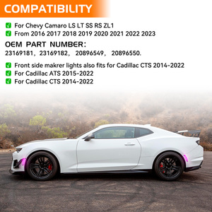 Luz LED Dinámica de Marcador Lateral para Chevrolet, para Chevy Camaro 2016 en Adelante, Luz Trasera Dinámica de Parachoques con Efecto <span class=keywords><strong>Barbie</strong></span>, Intermitente - Product Image 5