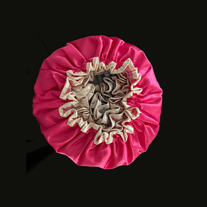 <span class=keywords><strong>Precio</strong></span> sorpresa Pelo Largo reutilizable doble capa impermeable satén ducha pelo gorro <span class=keywords><strong>de</strong></span> <span class=keywords><strong>baño</strong></span> - Product Image 6