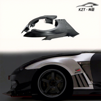 Pour Nissan Fiber Glass GTR R35 2013 Ver VRS Style FRP garde-boue avant avec ailette Inc 6 ailettes, fabricant latéral useF51 Fuga