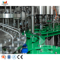Ligne de mise en bouteille de jus de fruits industrielle de haute qualité, mélangeur, pasteurisateur, stérilisateur UHT et système d'emballage, machine de remplissage de jus