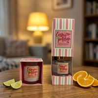 Diffuseur de parfum en cire de paraffine artisanal et écologique, senteur cocktail cosmopolite, aromathérapie moderne, Pâques, Ramadan