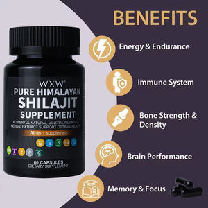 Venta caliente de alta potencia Shilajit 9000 Panax Ginseng 1500MG Ashwagandha 2000MG Vitaminas 60 cápsulas Shilajit Panax Ginseng Adultos - Product Image 6