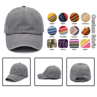 Gorras de Béisbol Deportivas de Mezclilla de Algodón Lavado con Logo Bordado Personalizado, Estilo Snapback, para Hombre y Mujer, Venta al Por Mayor