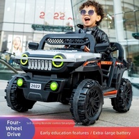 Mobil UTV Listrik Anak 12V 380W Bertenaga Baterai Mainan Off-Road Kontrol Jarak Jauh 2.4G Lampu LED Edukasi Dini Usia 3-8 Tahun