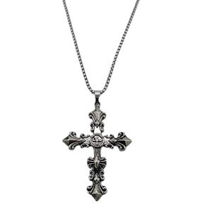 Collares de Cruz Religiosa de Acero Inoxidable 316L Estilo Punk para Hombre y Mujer, Joyería de Regalo, Collar con Colgante de Cruz - Product Image 5