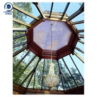 Prima bâtiments à structure en acier Durable haut de gamme cadre spatial toit en verre lucarne dômes de mosquée en métal preuve de véranda