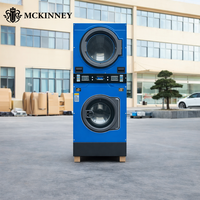 MCKINNEY 12KG 15KG 20KG 25KG Customized Coin Washer Dryer Machine for High Traffic Commercial Zones