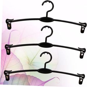 Cheap Custom Logo <b>White</b> Black Pink Clear Swimsuit Underwear Display Hanger Plastic Lingerie Hangers for Bra Panties Bag Durable - Product Image 3