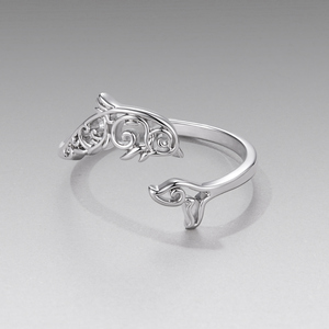 Bague en argent plaqué en forme de renard, design animal vintage, bijoux unisexes à la mode, cadeau pour un usage quotidien - Product Image 4