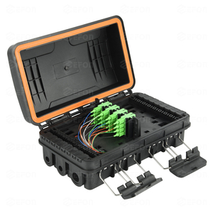 Boîtier de raccordement optique en ligne 16 cœurs avec répartiteur 1x8 pour FTTH FTTX - Product Image 1