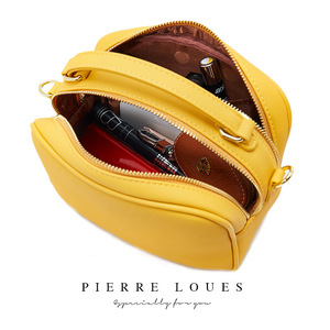Sac bandoulière carré Pierre Loues avec fermeture éclair pour usage quotidien - Product Image 1