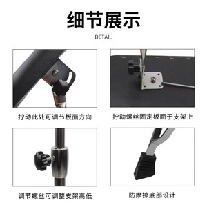 Support de bras en acier inoxydable pour tatouage, réglable en hauteur, pour équipement de tatouage, usage général - Product Image 5
