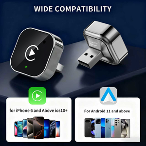 Adaptateur sans fil Carplay Android Auto Ai Box Plug and Play Connexion rapide et stable Kit de mise à niveau du système multimédia - Product Image 2
