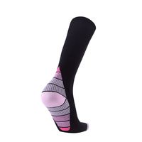 Chaussettes de compression graduée mi-hautes pour marathon, soutien pour la course à pied, logo personnalisé