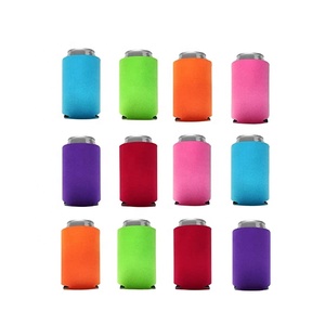 Ống giữ lạnh lon bia in logo tùy chỉnh, chất liệu neoprene, kiểu dáng thon gọn, thích hợp cho in thăng hoa, sản xuất theo yêu cầu (OEM). - Product Image 2