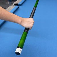Queue de billard 9 boules en deux parties, en bois de bouleau massif, 145 cm, avec poignée enveloppante, pour billard chinois 8, vente en gros, export