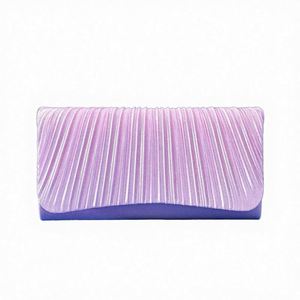 Sac à main tissé polyvalent, pochette de soirée élégante, sac à bandoulière pour femme, vente en gros, pochette de luxe en cuir PU pour soirée - Product Image 2