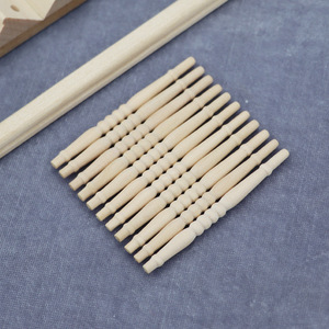 Maison miniature pour poupées 1:12, modèle <span class=keywords><strong>de</strong></span> maison miniature, accessoires <span class=keywords><strong>de</strong></span> meubles miniatures, rampes et escaliers non finis, <span class=keywords><strong>kit</strong></span> DIY - Product Image 4