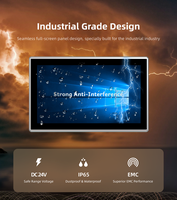 Écran industriel robuste IP65 de 21.5 pouces avec panneau de commande IHM ATEX-Ex Extender Kvm à écran tactile capacitif avec émetteur