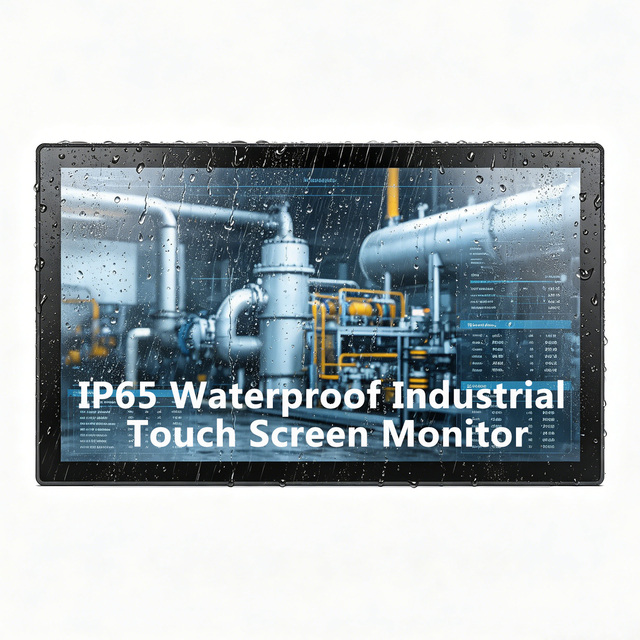 UV-RESISTANT, AG and AF COATING 27 Inch IK07 Collision Touch Monitor Horizontal/Vertical/Embedded/VESA Outdoor LCD Display