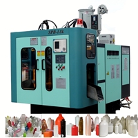 Machine de soufflage par extrusion automatique pour bouteilles d'huile et d'eau minérale en PETG, HDPE, PP, PE de 1 à 5 L