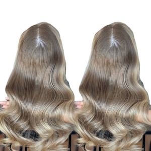 Shy Hair Venta caliente Mini Peluca de cabello humano de alta calidad 8*8 encaje frontal Topper con 4*4 seda superior encaje transparente - Product Image 2