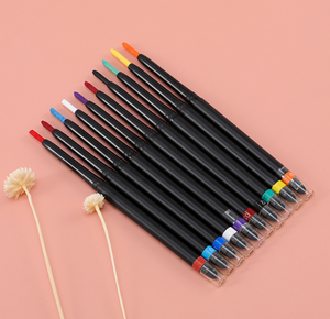 Delineador de ojos líquido de color con logotipo personalizado vegano, Lápiz Delineador de Ojos de Gel multicolor de etiqueta privada, resistente al agua, de secado rápido para maquillaje de cejas - Product Image 2