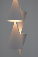 Lampe suspendue LED conique en aluminium moderne DIY pour salle à manger, restaurant, décoration intérieure, lampe suspendue portable 2288