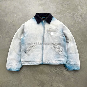 Veste de travail en toile de canard vintage personnalisée, style charpentier, avec doublure, de haute qualité, coupe ample - Product Image 2