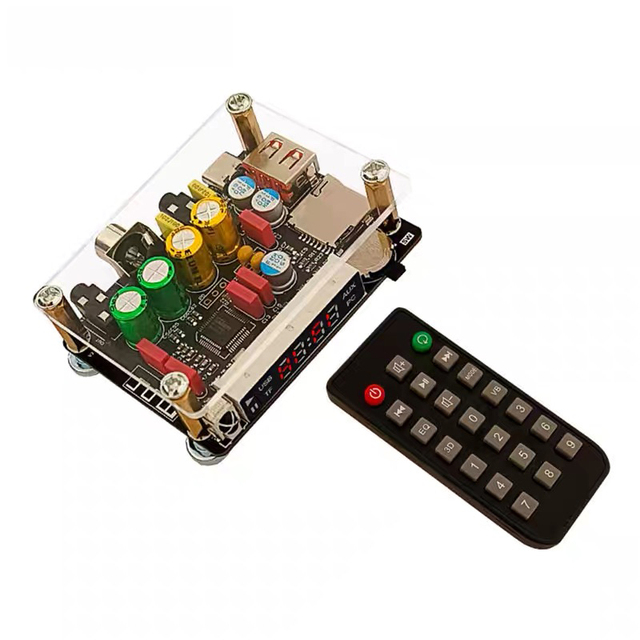 ZK-DAM-K1 DC5V Preamp DSP Tuning for Bluetooth USB Sound Card Coaxial TF Decoder Board with TYPE-C Interface Electronic Module