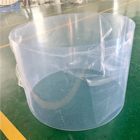 Feuille et plaque en PVC rigide transparent - Feuille plastique transparente pour impression, découpe, service de roulage, épaisseur 1-10 mm