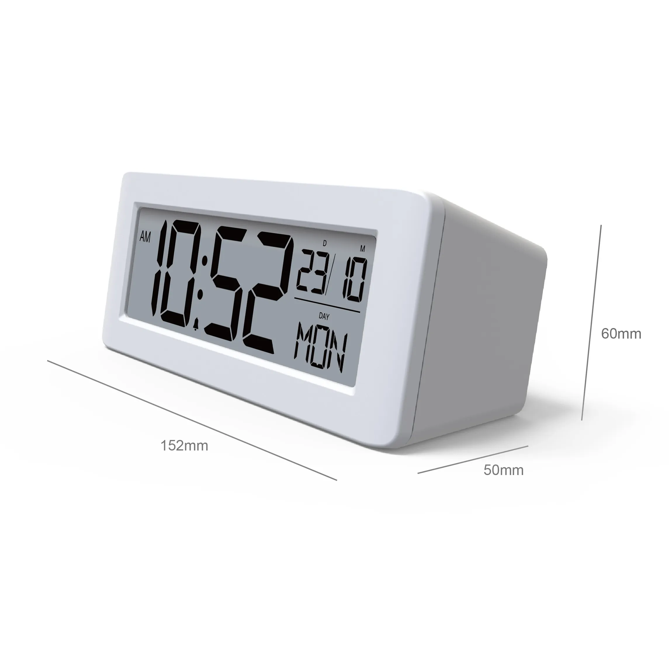 Basit tasarım yeni dijital masa masa alarmı saat CE sertifikası ile toptan İskandinav çalar saat