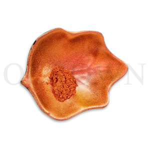 Cuivre <span class=keywords><strong>doré</strong></span> brun métallique effet mica poudres caméléon paillettes résine multi couleurs duochrome pigment - Product Image 2
