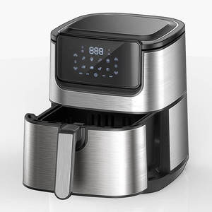 NUEVO Y POPULAR Freidora de Aire Digital de Acero Inoxidable con Doble Olla/Cesta y Control Digital, 8L 7L 6L 5.5L, Freidora de Grasa Profunda, NUEVO Y POPULAR 8L - Product Image 1