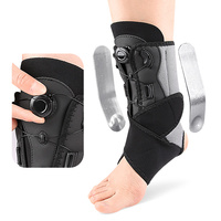 Offre Spéciale – Orthèse de Cheville Unisexe Stabilisatrice avec Support Réglable, Double Sangles en Aluminium, Sangle de Compression à Bout Ouvert – Idéale pour le Football et Usage Quotidien