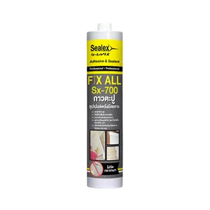 FIX-ALL Sx-700 Adhesive Hybrid Sealant Retain flexibility No Corrosive On Mirror Coating After Cured Waterproof