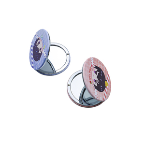 กระจกพกพาแบบกลมพิมพ์ลายการ์ตูนอนิเมะน่ารักสไตล์คาวาอิ สำหรับเด็กผู้หญิงและเด็กผู้ชาย พิมพ์ลาย UV ได้ 2 ด้าน พร้อมโลโก้ตามสั่ง - Product Image 2