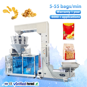 Máquina Automática Personalizada para Bolsas Preformadas Doypack para Rellenar y Sellar Papas Fritas, Palomitas, Galletas y Otros Snacks - Product Image 1