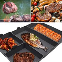 Lot de 4 moules en silicone pour friteuse à air, résistants au lave-vaisselle, pour gâteaux et pâtisseries, avec séparateurs de plateau, vente en gros usine
