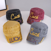Casquette de baseball unisexe en coton délavé et vieilli, style européen et américain, avec strass, en stock, vente en gros